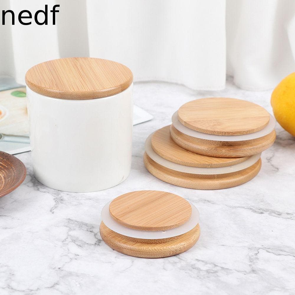 Anel De Silicone Para Tanque De Armazenamento NEDFS Diversos Tamanhos Reutilizáveis Capa De Bambu Personalizável