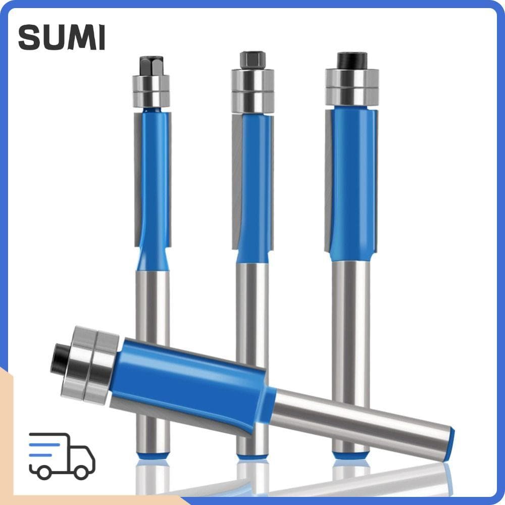 Fresa LUCKY-SUMI , Broca De Metal Duro De 6MM Duplo Rolamento Ferramenta De Corte De Madeira