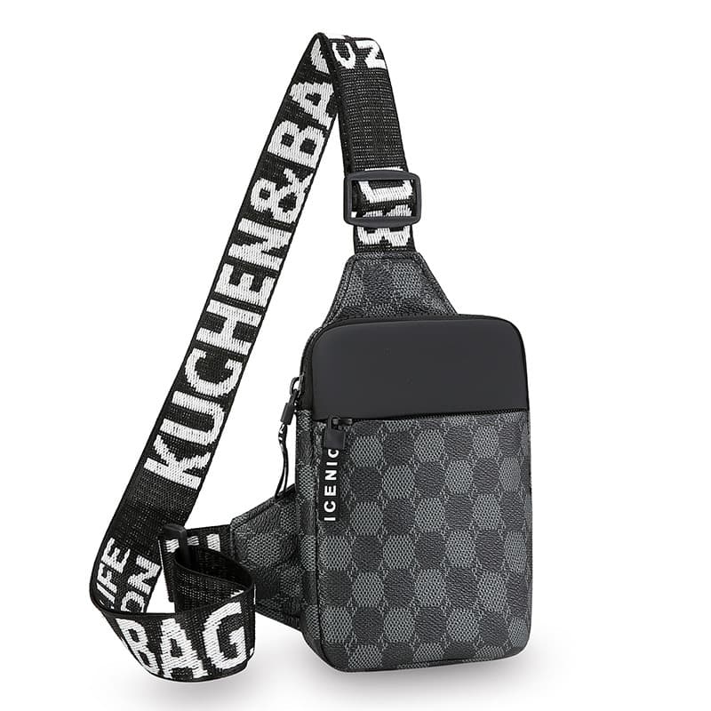Retro saco de peito Mini pequena mochila 2024 novo estilo moda simples saco do telefone móvel Casual Oxford pano saco do