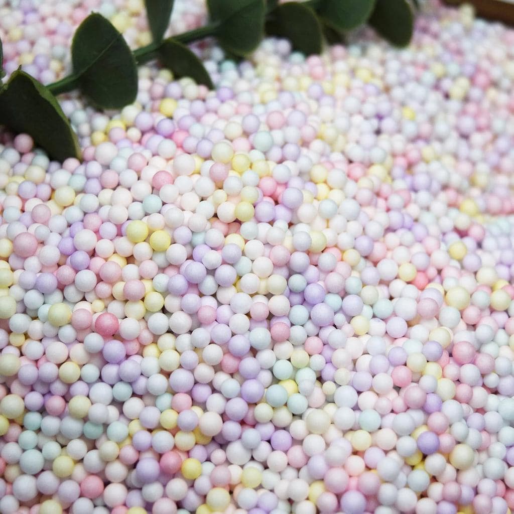 80000 Pieces Foam Beads - Colorful Foam Beads for Slime 2-3mm Foam Balls Slime Supplies for Kids Art Homemade Slime, and