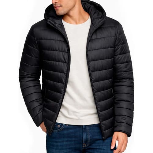 Bobojaco Masculino Impermeável Térmico Corta Vento Capuz