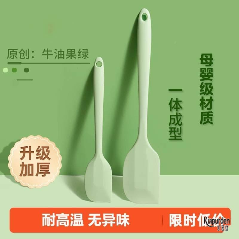 Espátula macia de Silicone de grau alimentício, resistente a altas temperaturas, creme de cozimento, espátula de bolo, f
