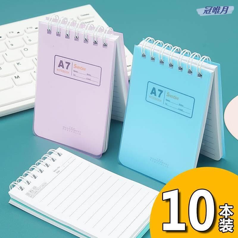 Escritório portátil Mini bloco de notas folhas soltas pequeno bloco de notas portátil a7 pequena bobina Notebook bloco d