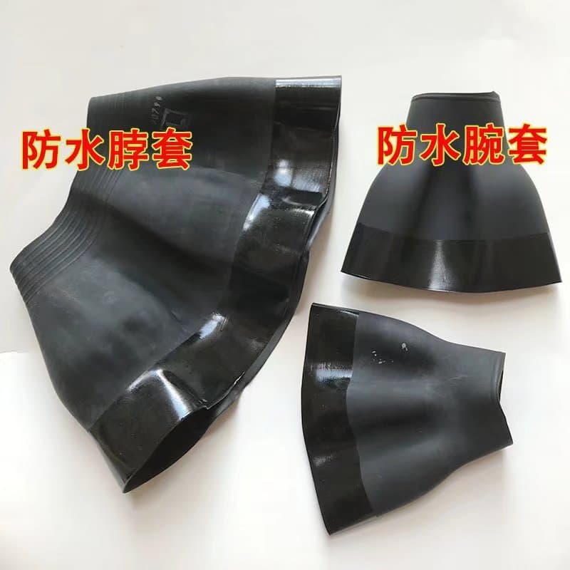 Importado terno de resgate de água seca decote manguito roupas secas à prova dwaterproof água látex anel Split Wetsuit p