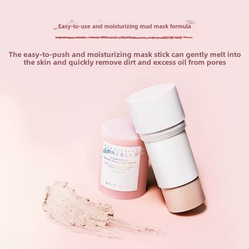Máscara de lama de limpeza suave melhora a secura, diminui os poros, máscara de creme para cuidados faciais