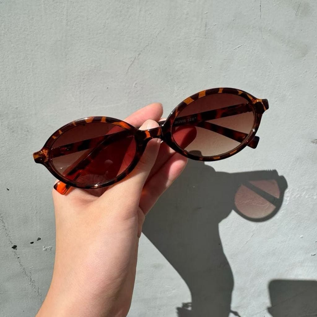 Óculos de sol ovais ou armações com lentes de prescrição intercambiáveis Jk25088