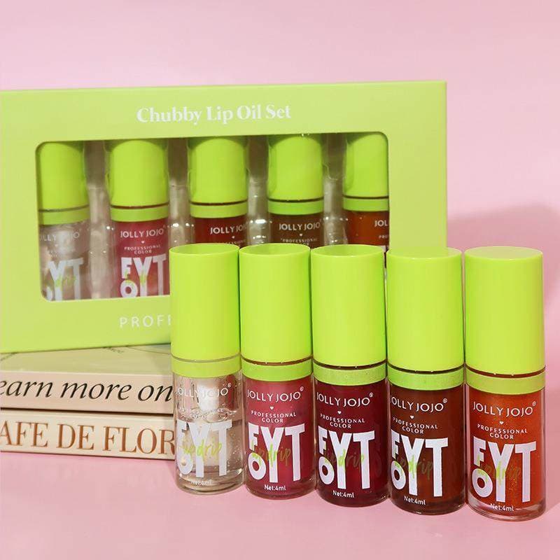 Conjunto De Brilho Labial Transparente Com Espelhado
