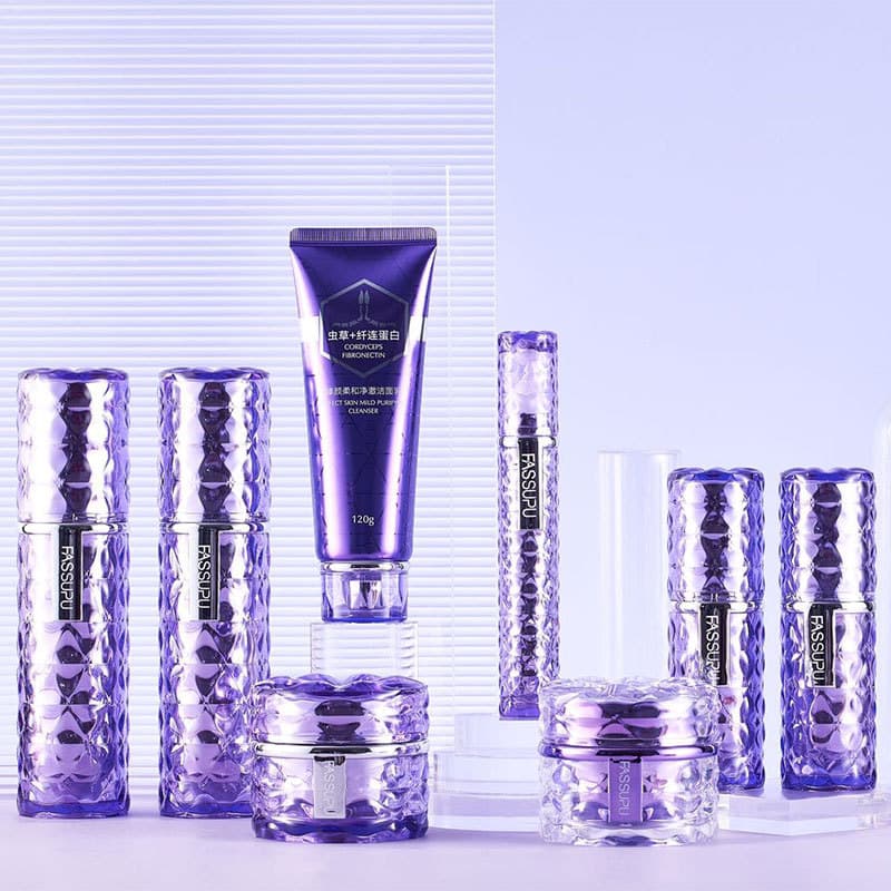 Limpador Facial Loção rejuvenescedora Creme para os olhos Creme hidratante iluminador