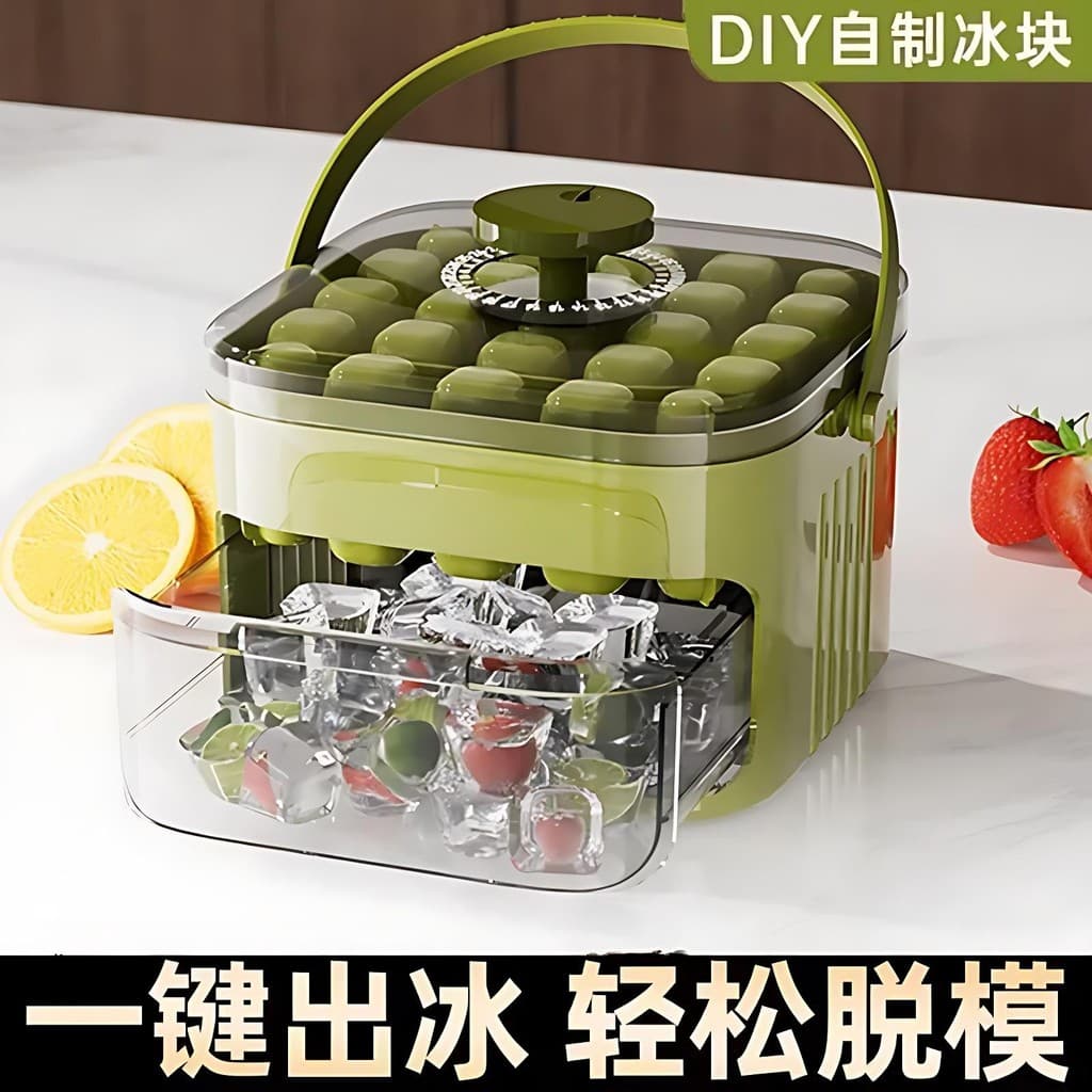 Novo estilo de molde de cubo de gelo congelado cubo de gelo ferramenta útil imprensa de qualidade alimentar bandeja de g