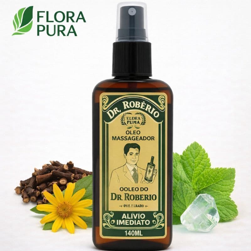 Óleo Massageador Dr. Robério 140 ML | Flora Pura