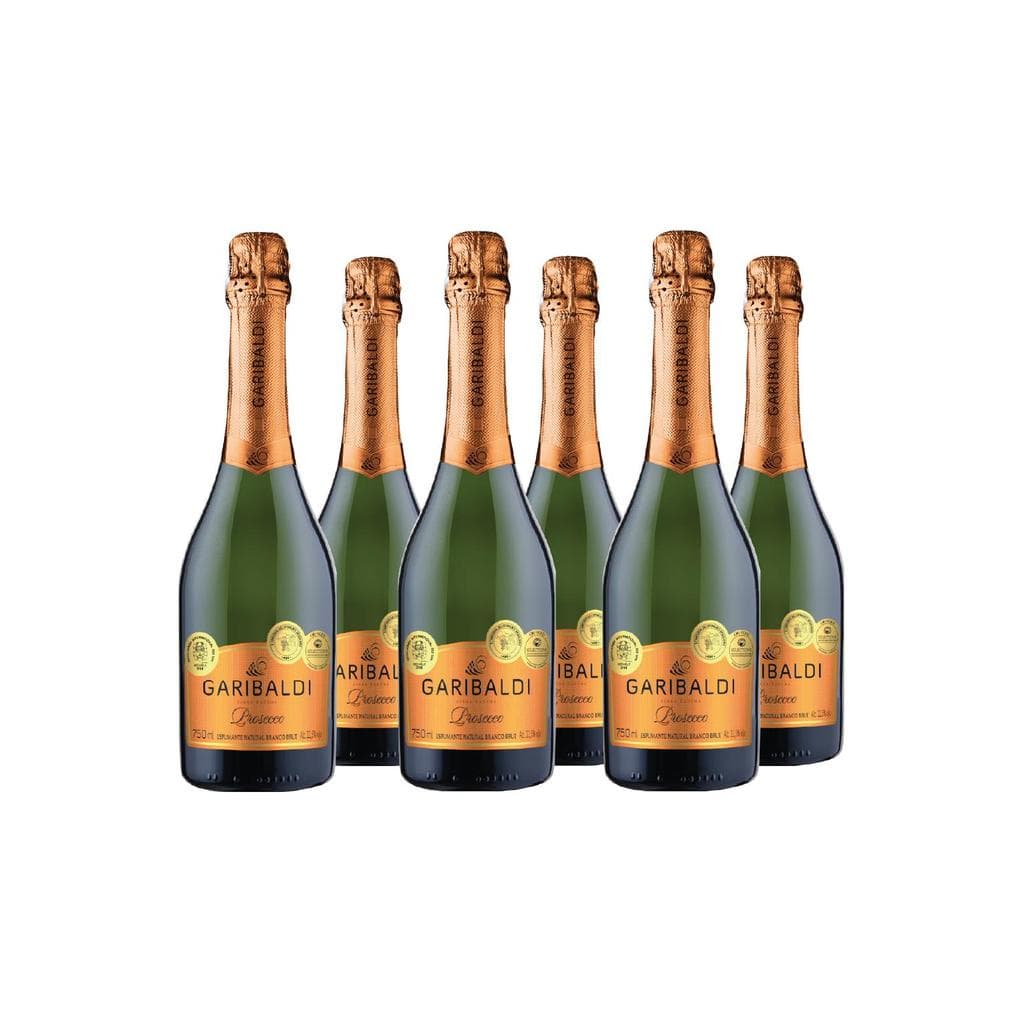 Kit 6 Espumante Branco Brut Garibaldi Prosecco 750ml
