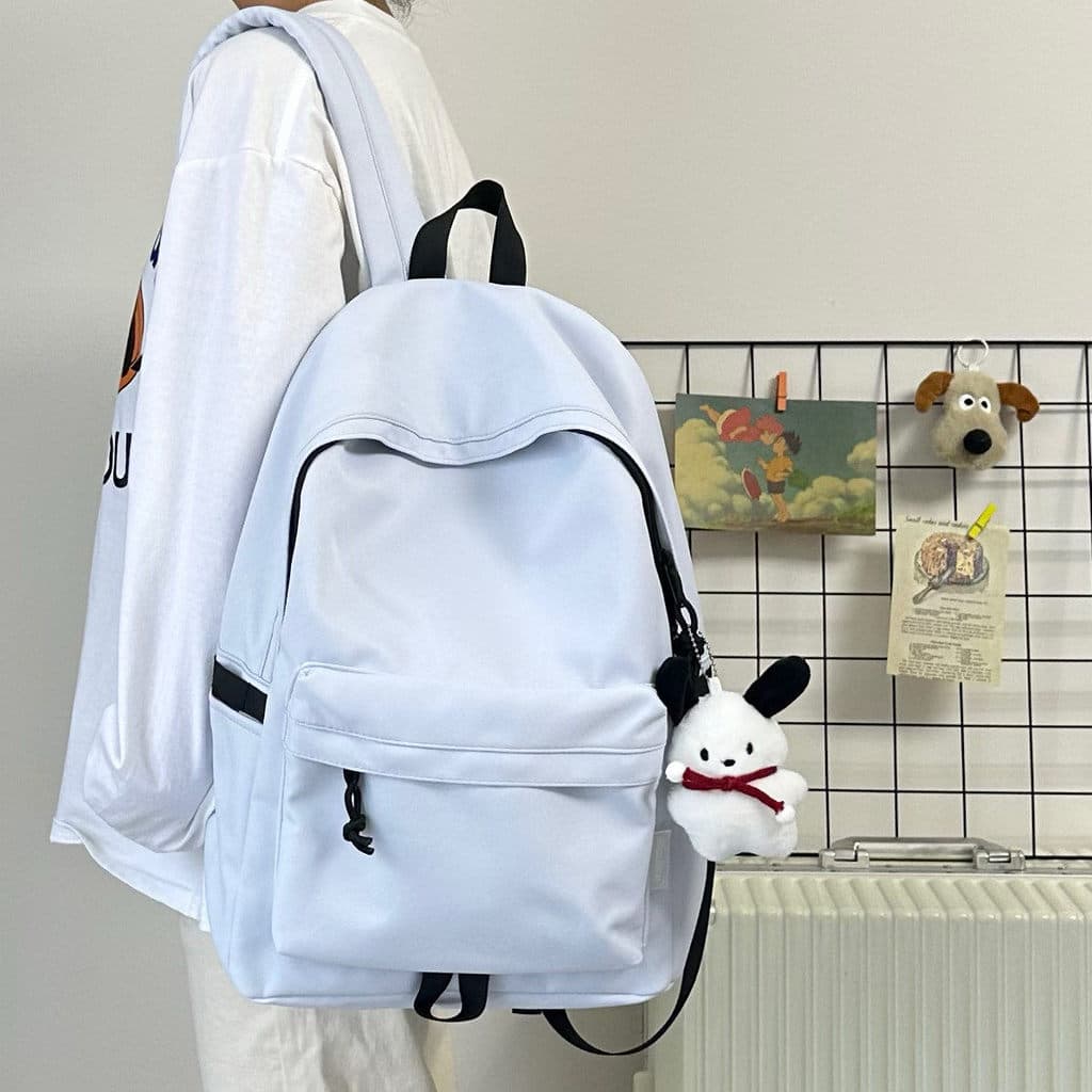 Mochila masculina simples feminina Casual japonês júnior estudantes do ensino médio estudantes universitários mochilas e