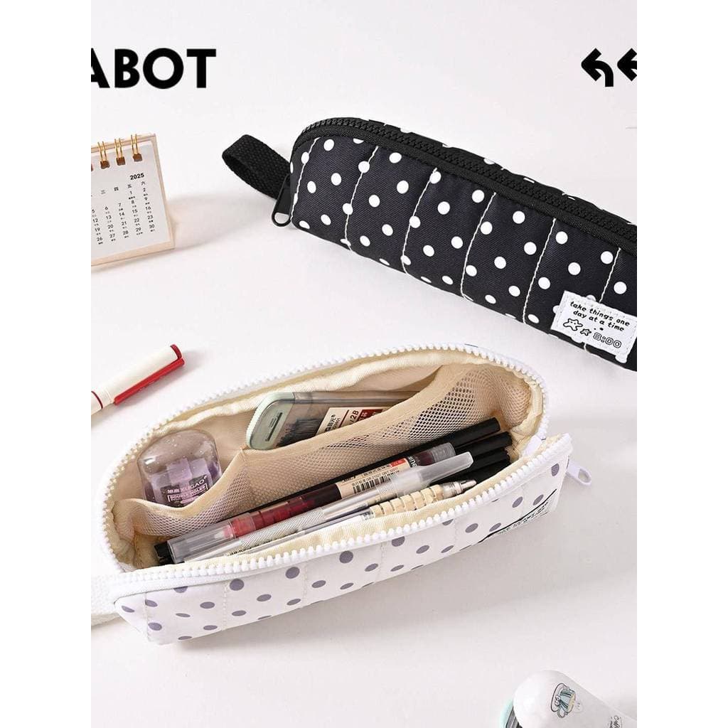 Babot Polka Dot Series Armazenamento Original Estojo Macio Estilo Japonês Estilo Coreano Simples Pequena Capacidade Port