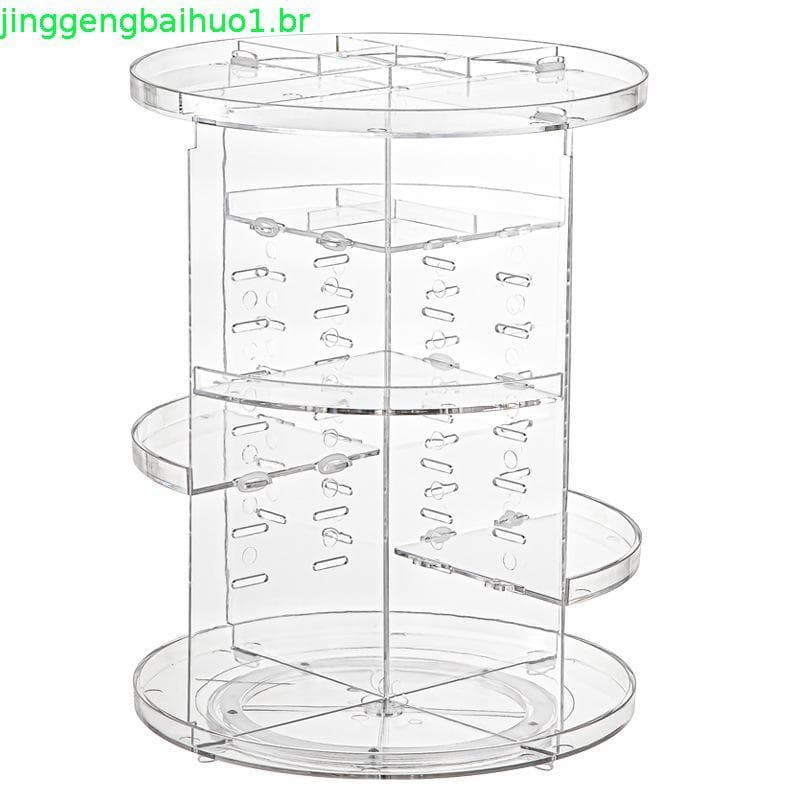 Original Organizador Cosmético Maquiagem Giratório Display 360 Ajustável Regulável