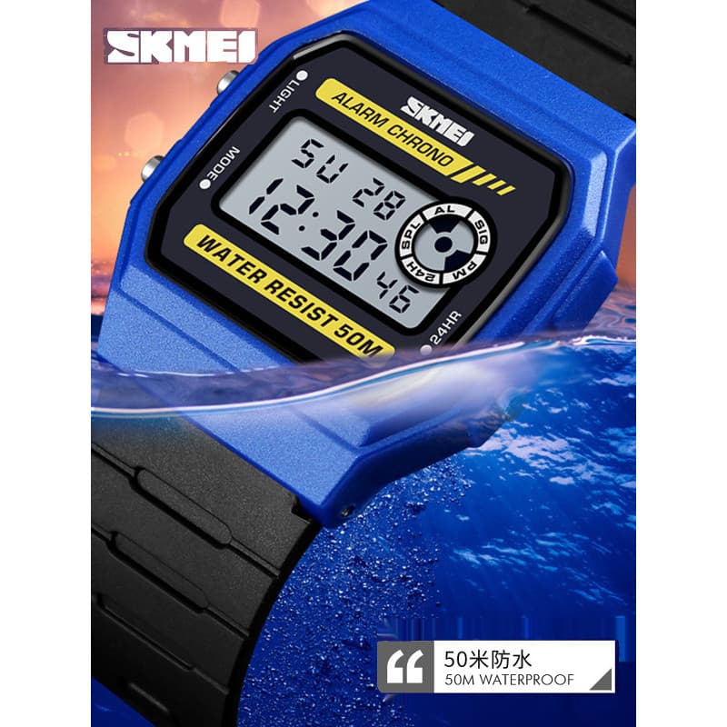 Momento beleza simples relógio esportivo multifuncional à prova dwaterproof água relógio eletrônico infantil relógio mas
