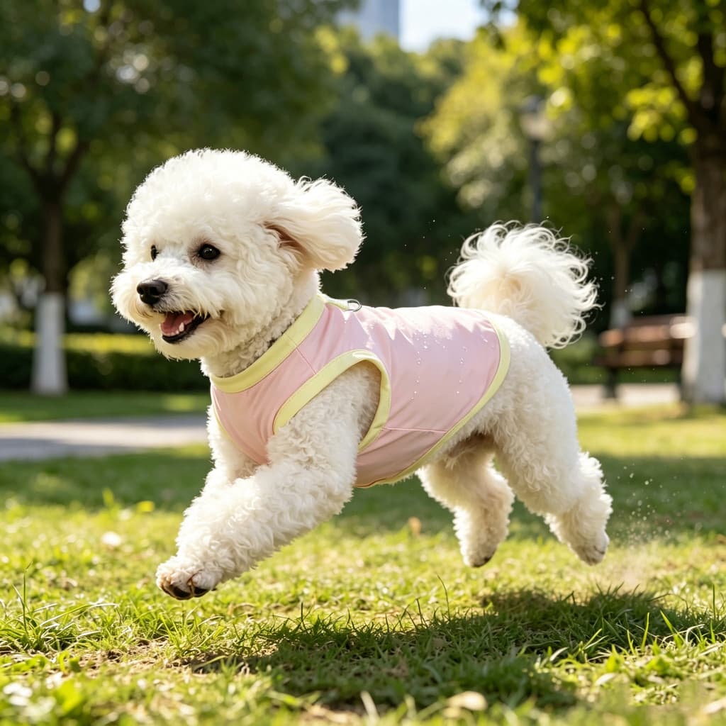Verão respirável roupas para animais de estimação estilo fino protetor solar Bichon cão pet colete roupas para cães cole