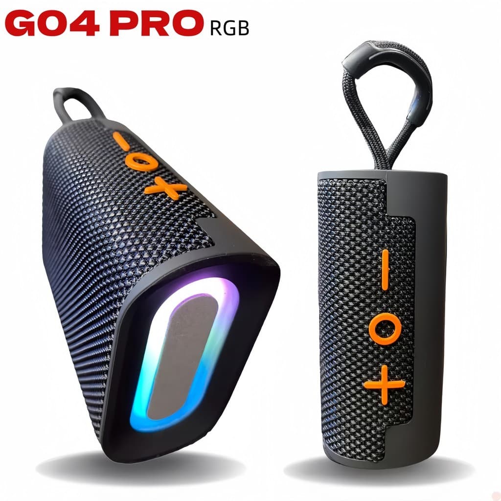 Caixa Acústica Bluetooth Portátil Go 4 Pro - Resistente com Bateria para Atividades esportivas
