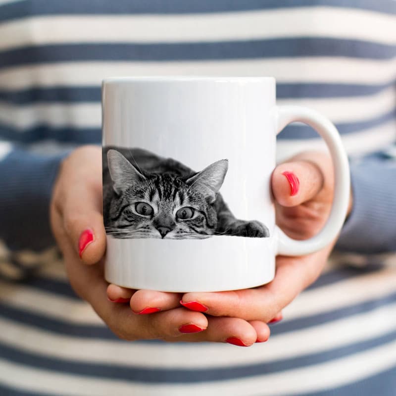 Bonito gato preguiçoso copo de cerâmica caneca copo café da manhã copo suco grande capacidade copo água xícara café casa
