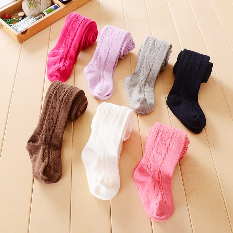 Macacão infantil meias de algodão puro calças de dança do bebê outono novo estilo cor sólida penteado algodão Leggings p