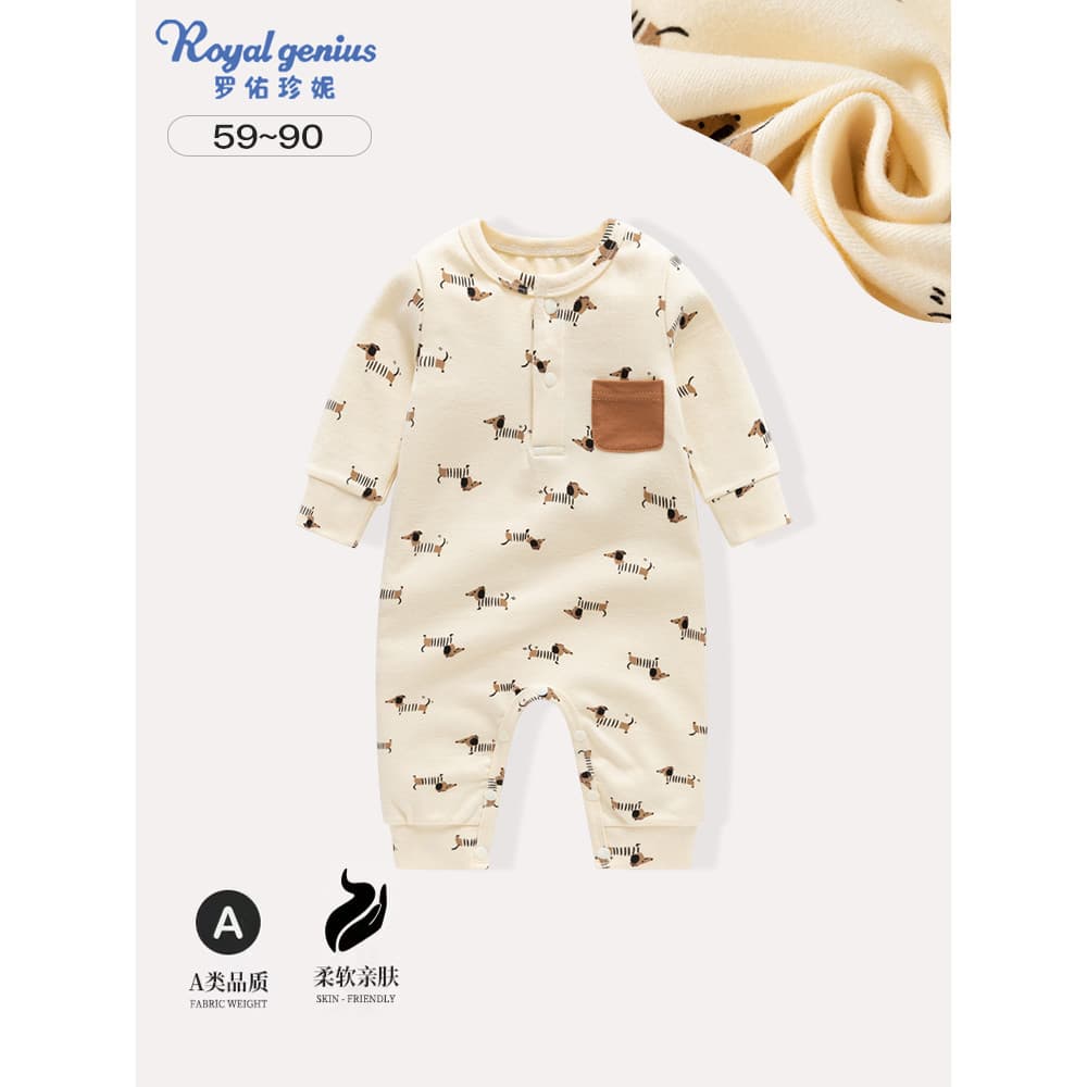 Macacão de bebê grosso puro algodão macacão outono inverno meninos meninas bebê recém-nascido macacão de fundo
