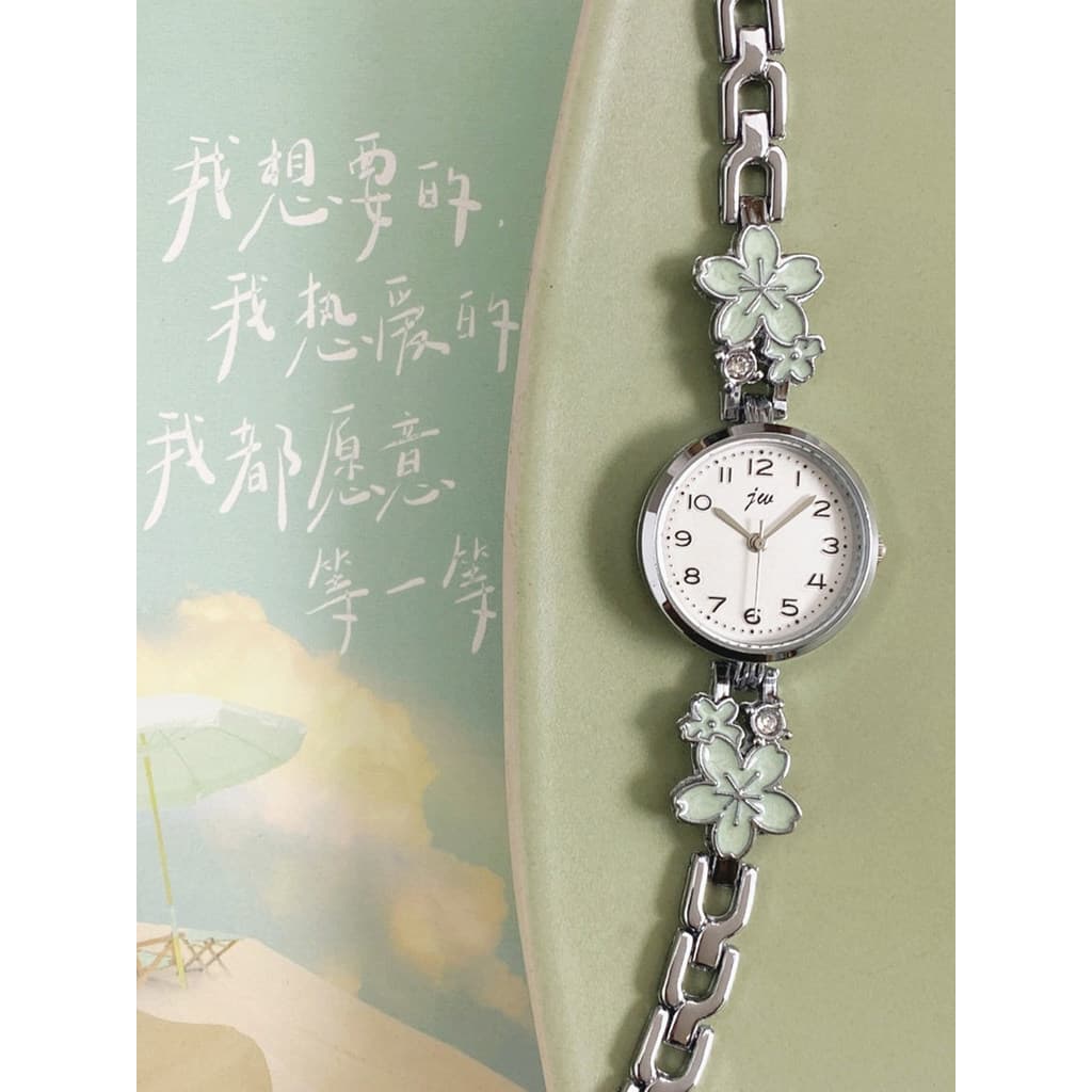 relogio feminino luxo relogio feminino pequeno Pequeno pequeno fresco flor pulseira relógio estudantes do sexo feminino