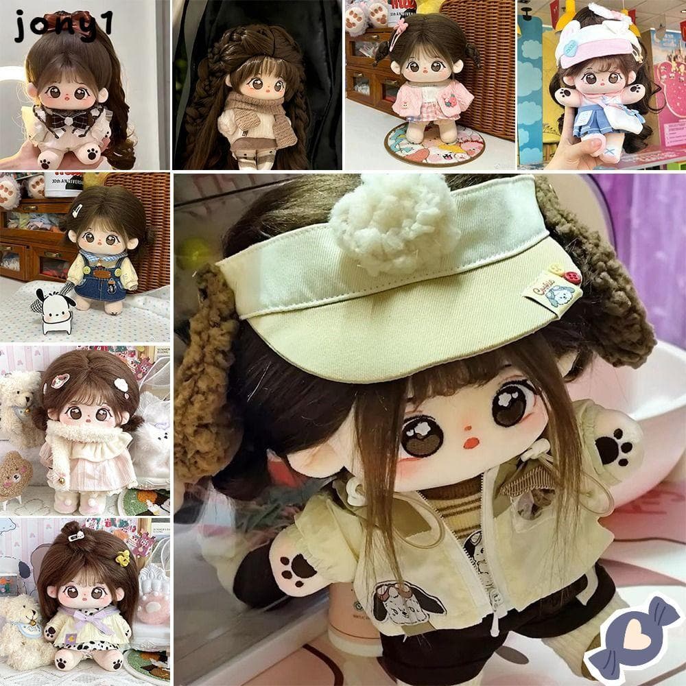 Boneca De Algodão THUY De 20cm , Com Esqueleto , Roupas De Bebê , Bonecas De Pano , Pode Mudar , Olhos Grandes , Brinque