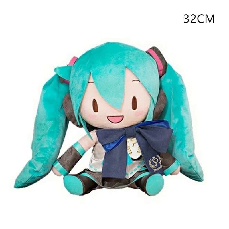 Boneca de Pelúcia Rosa de Anime Japonês Hatsune Miku Brinquedo de Pelúcia Kawaii Almofada Infantil