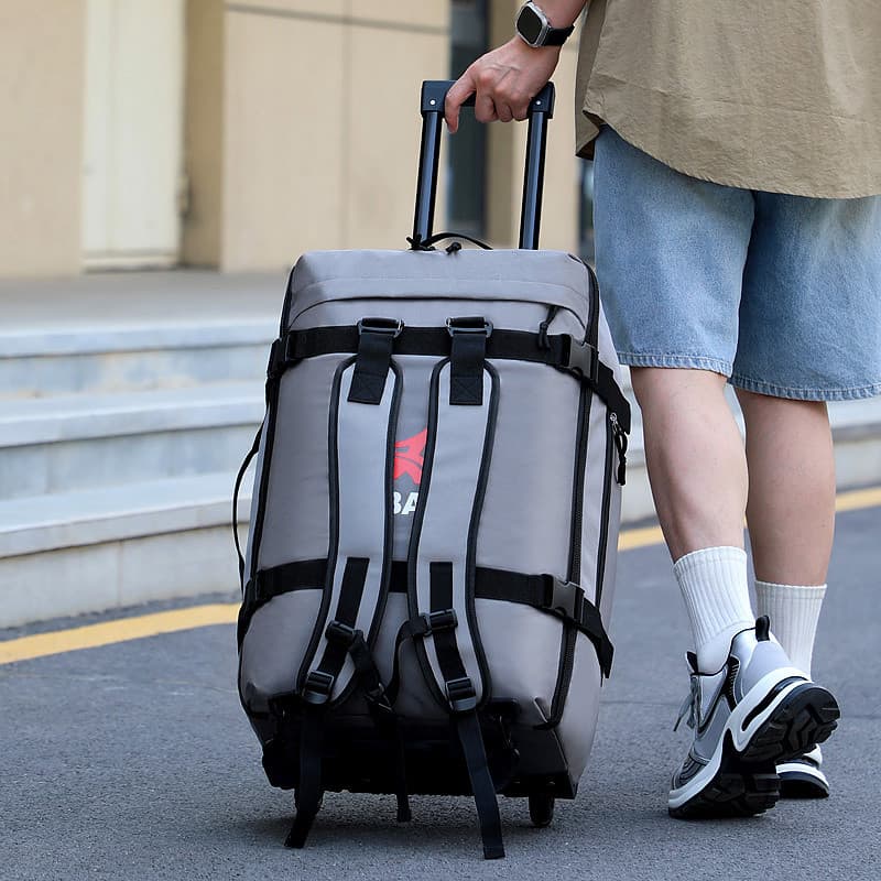 Novo estilo mochila carrinho saco de viagem multifuncional saco de bagagem dos homens de negócios com rodas saco de carr