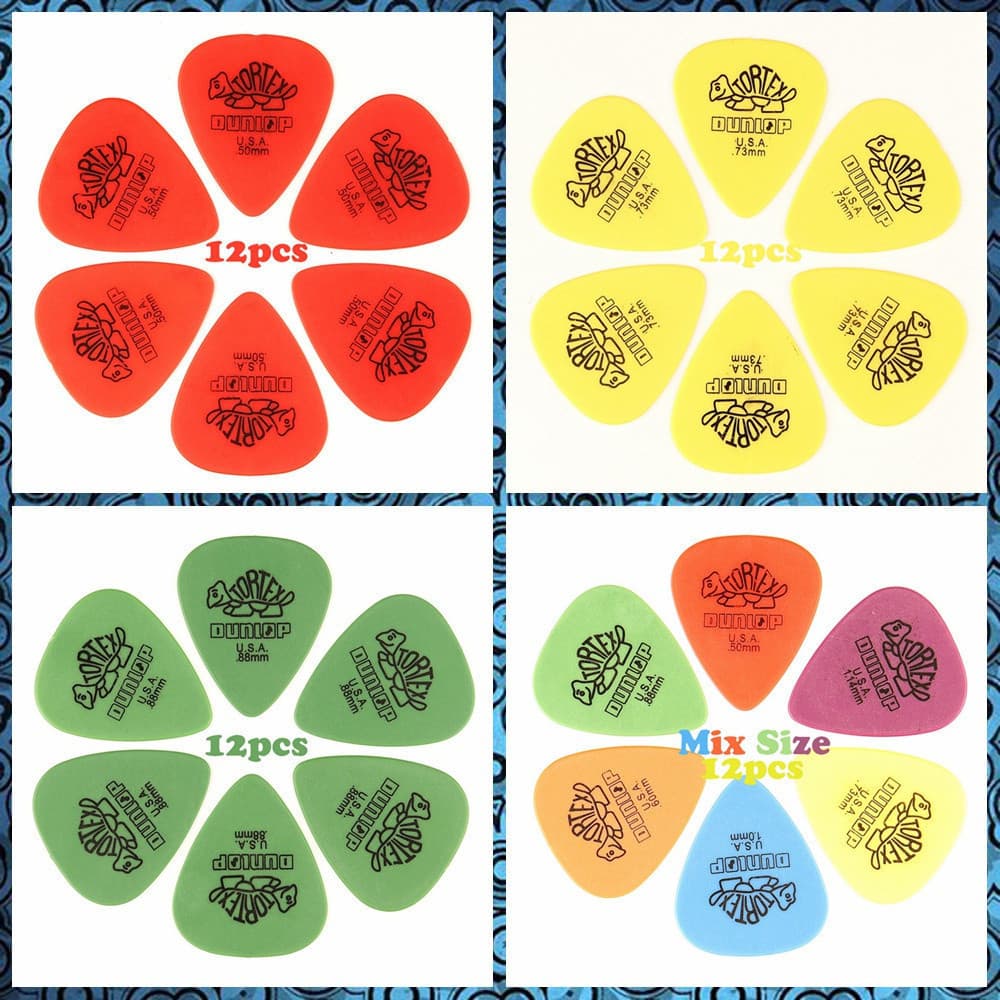 dunlop 12ps Palheta Elétrica De Espessura 6 Meses Para Guitarra/Violão