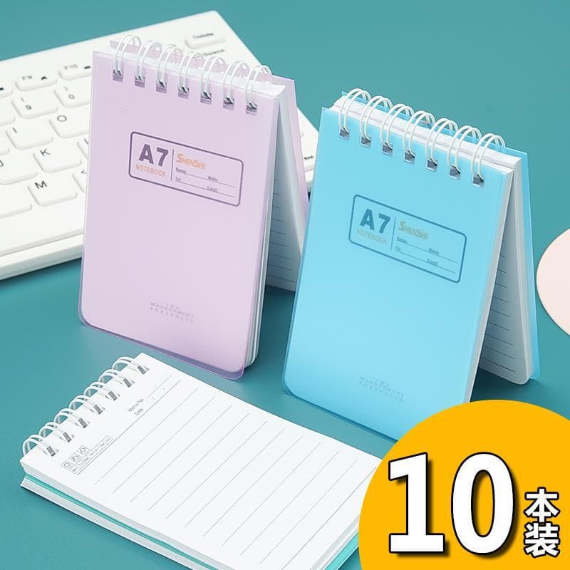 Escritório portátil Mini bloco de notas folhas soltas pequeno bloco de notas portátil a7 pequena bobina Notebook bloco d