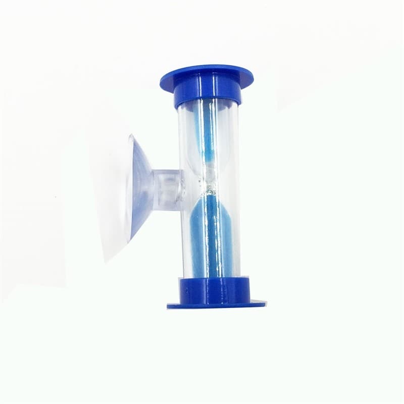 Nova ampulheta temporizador crianças escovando os dentes 3/5 minutos tempo ventosa rotativa parede pendurado pequenas de