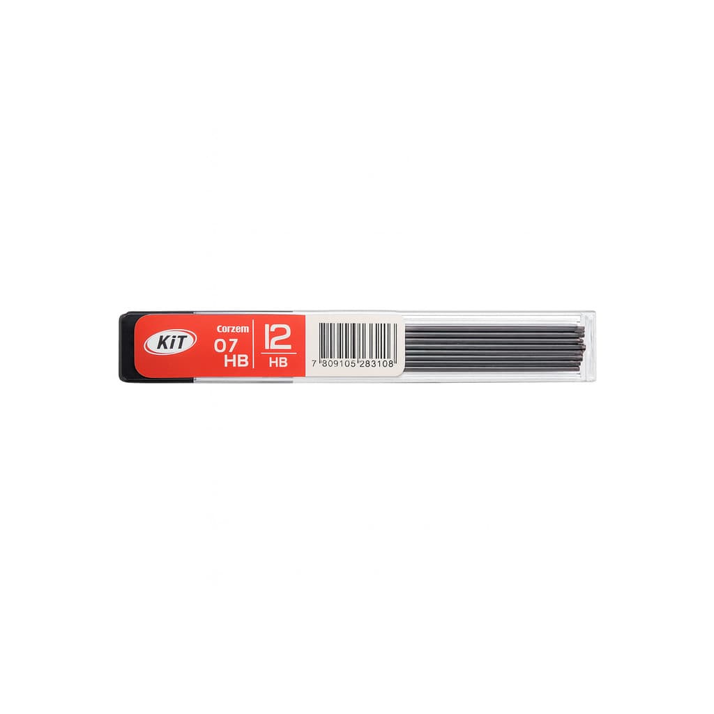 Grafite 0.7mm HB - KIT - 12 minas
