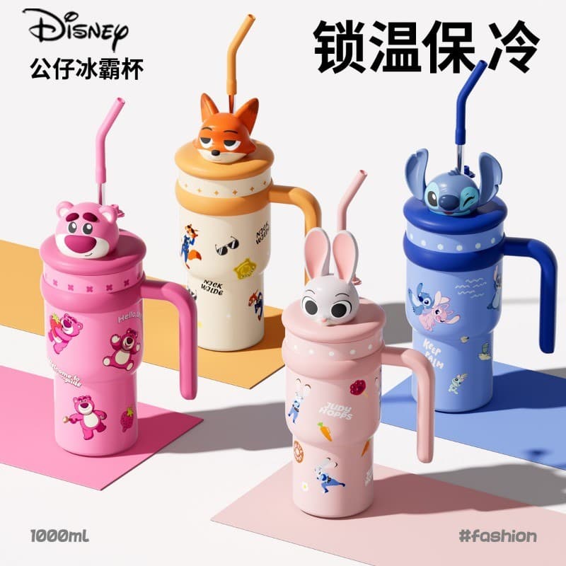 Disney grande mac copo térmico feminino 2026 novo estilo de alto valor gelo mac copo de água de grande capacidade copo d