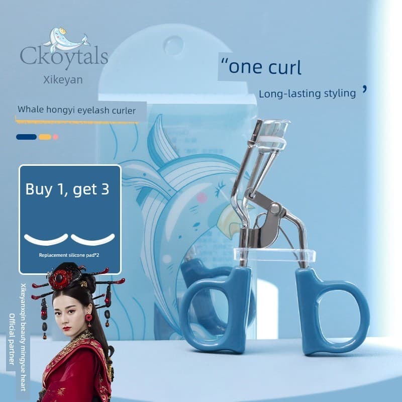 Xi Keyan [Recomendado por especialistas em beleza] Modelador de cílios para iniciantes, ondulação de longa duração, sem