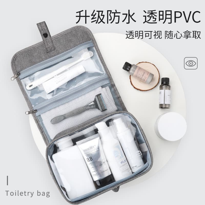 Saco de toalete de viagem viagem de negócios dos homens separação seca molhada portátil à prova dwaterproof água conjunt