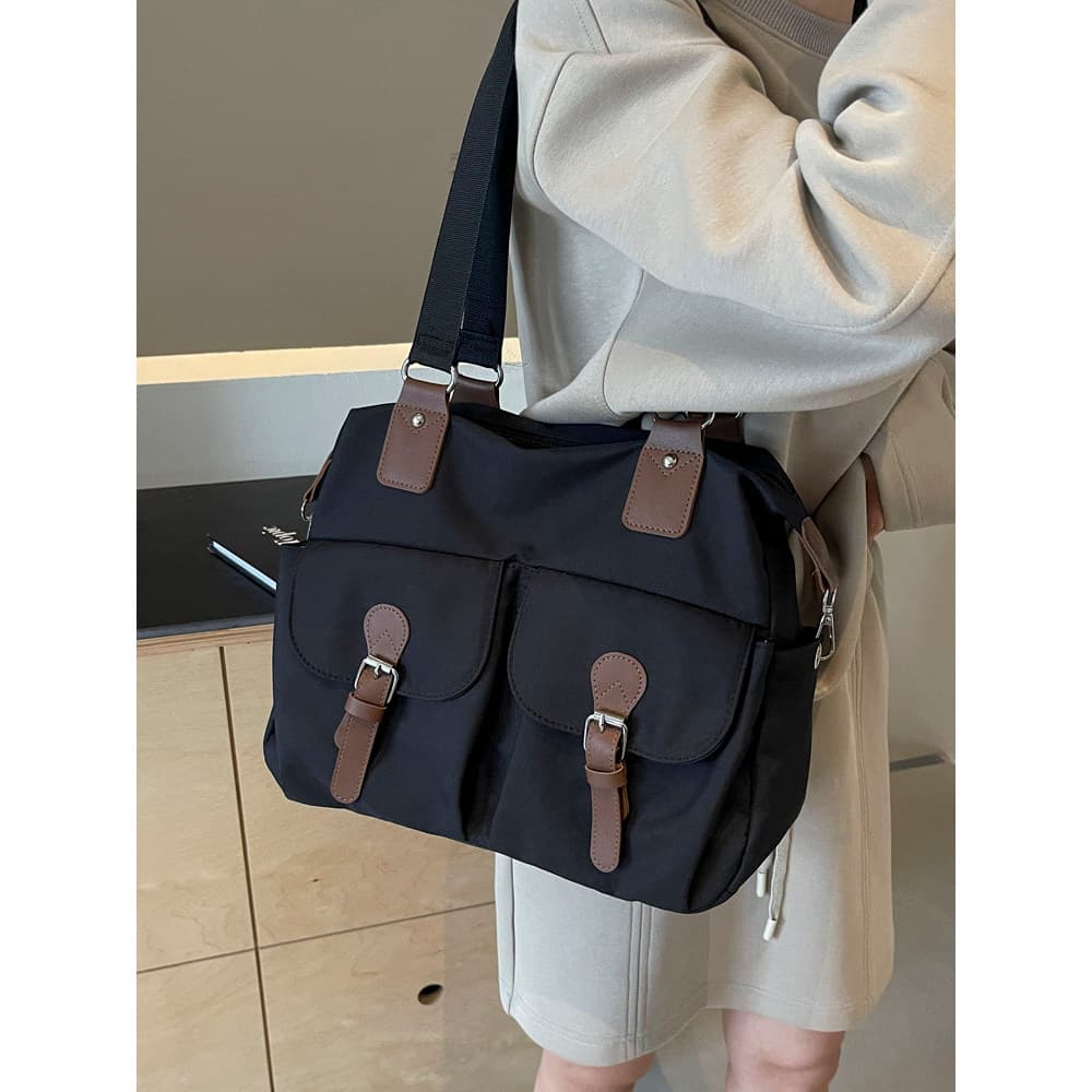 Versão coreana bolsa de grande capacidade feminina 2025 novo estilo ferramentas estilo Commuter bolsa de ombro Casual Al