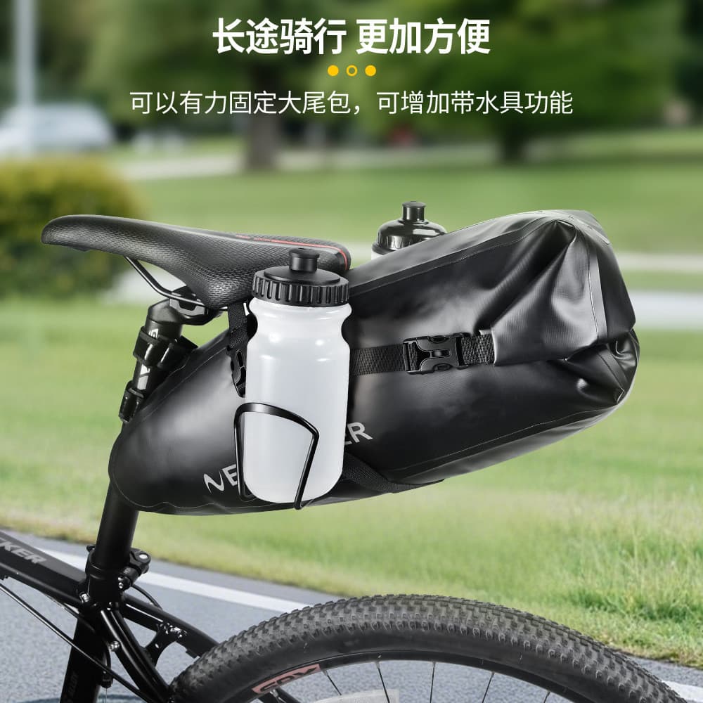 Bicicleta cauda saco estabilizador liga de alumínio bicicleta estrada grande cauda saco reforço evitar agitação Rack pod