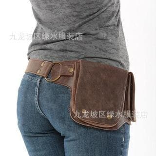 2024 novo estilo europeu americano Retro cinta cinto bolsa de ombro das mulheres dos homens esportes ao ar livre zíper a