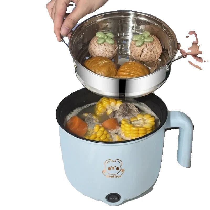Fogão elétrico alemão doméstico Wok dormitório multifuncional cozinhar panela quente elétrica integrada panela elétrica