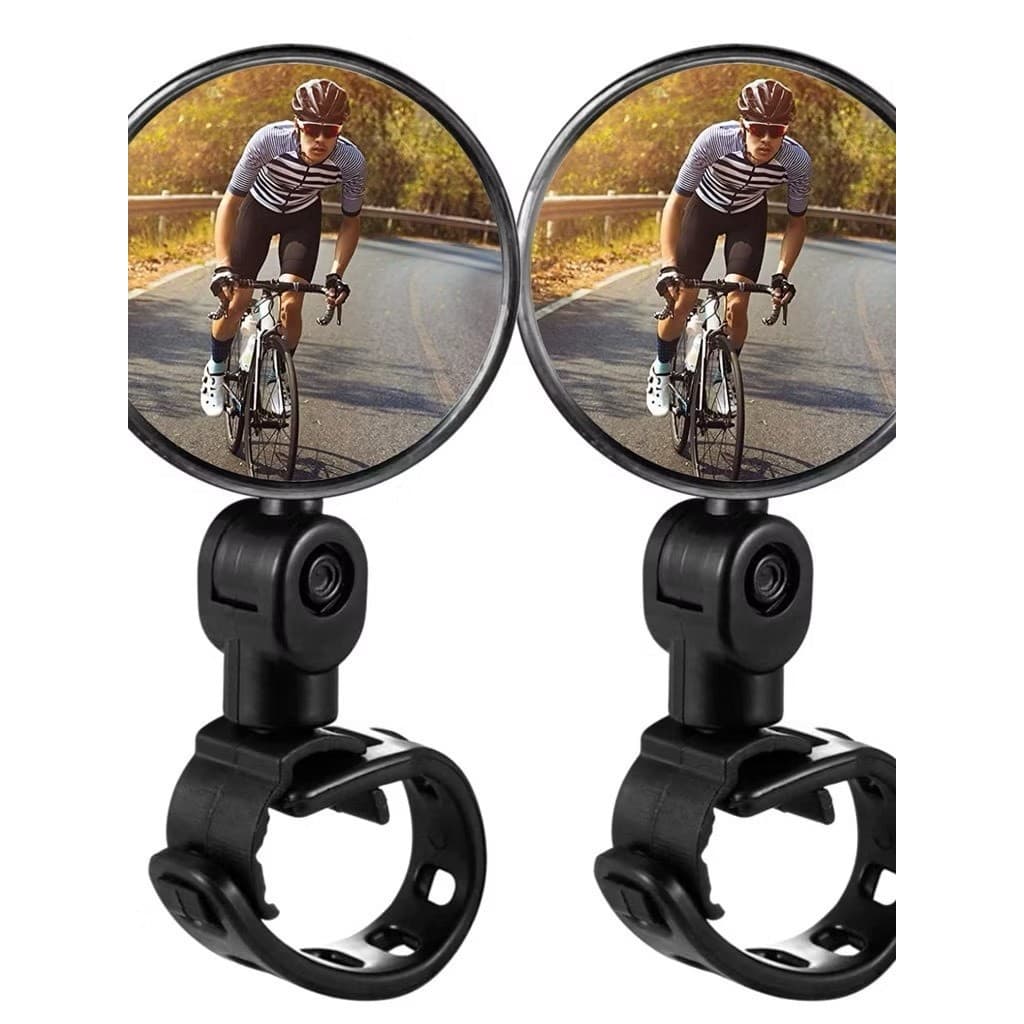 Kit 2 Espelho Retrovisor Bicicleta Bike Convexo 360º Giratório