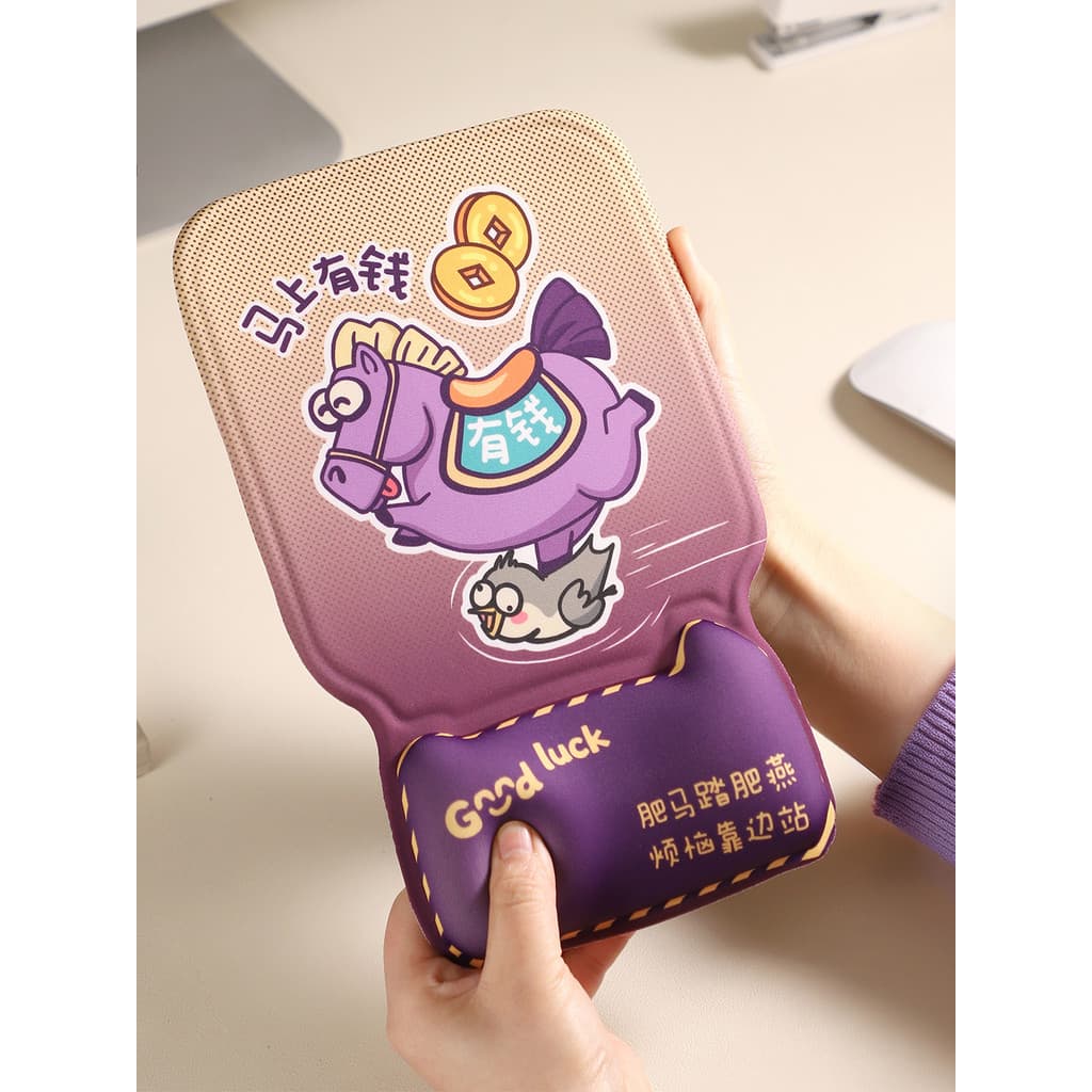 Mouse pad almofada de pulso almofada de pulso Silicone descanso de mão bonito menina almofada computador escritório desc