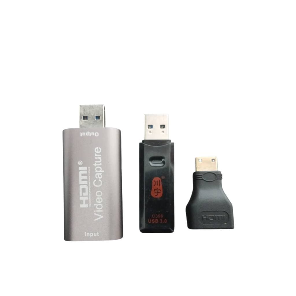 Kit Placa Captura HDMI USB 3.0 + Adaptador Mini HDMI + Garantia E Nota