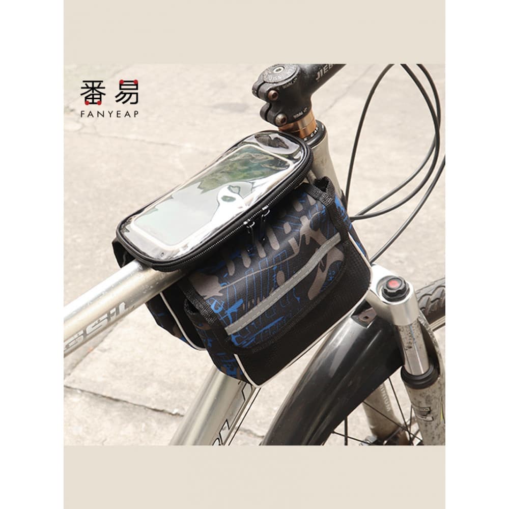 Saco de bicicleta A1pq801-saco de ciclismo equipamento Mountain Bike sela saco de feixe dianteiro saco de armazenamento