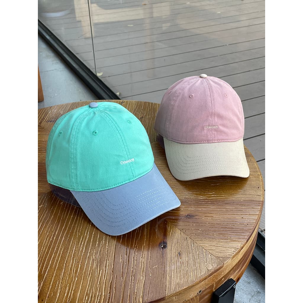 Chapéu feminino primavera verão novo estilo Street Wear pequena carta bordado boné de beisebol casal estilo contraste co