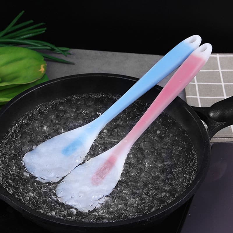 Espátula pequena de silicone para panelas antiaderentes, espátula especial para cozinhar, espátula para salada, espátula