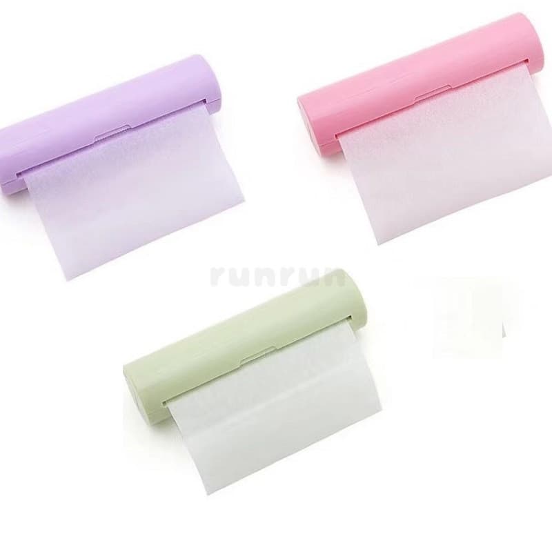 Sabonete de Mão Portátil de Lavanda 9cm, Sabonete em Papel de Fácil Espuma, Descartável 1,2m