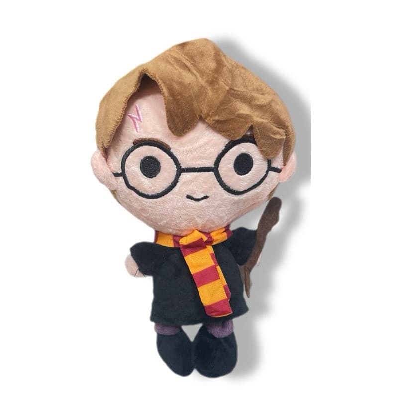 Harry Potter Pelúcia Antialérgica Varinha Mágica e Uniforme Hogwarts 22cm Toys Kids Cute Brinquedo Kawaii Geek
