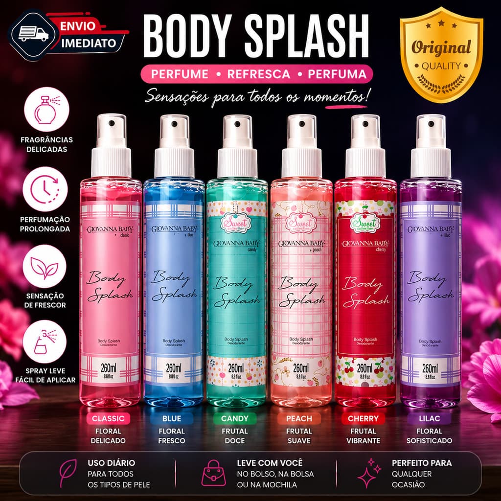 Perfume Corporal Body Splas Giovanna Baby 260ML