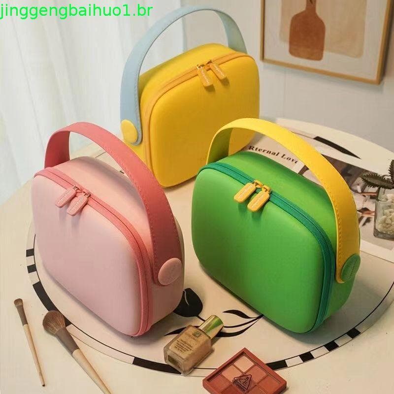 Bolsa Cosmética À Prova D'água De Grande Capacidade-Organizador Portátil De Pincéis De Maquiagem Para Viagens