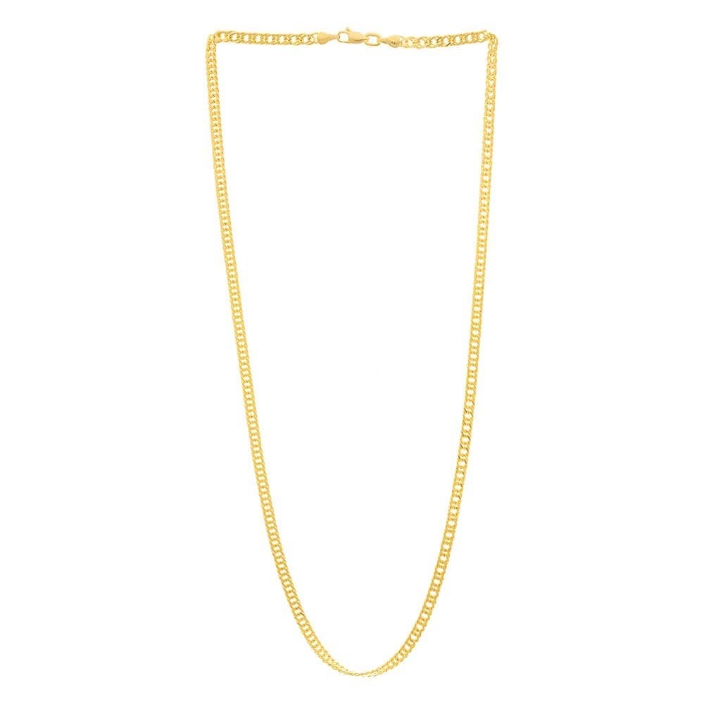 Cordão Rommanel Banhado A Ouro Fio Grumet - 530490